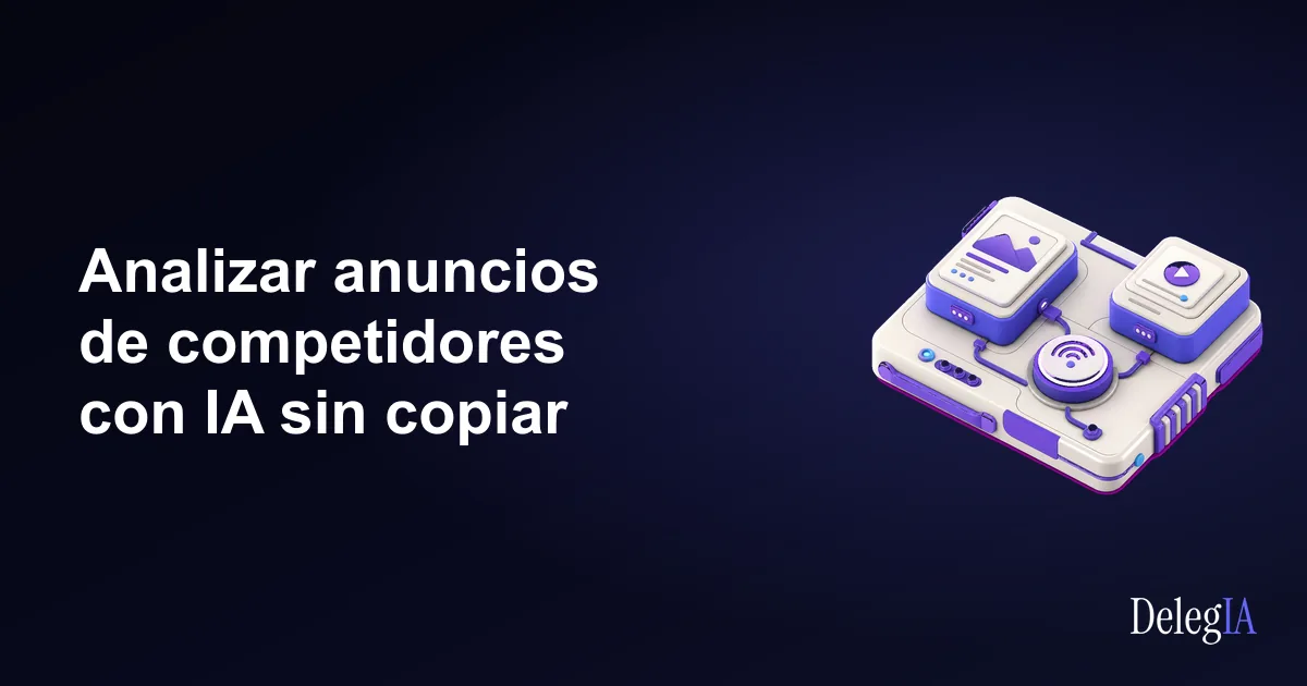 Analizar anuncios de competidores con IA sin copiar